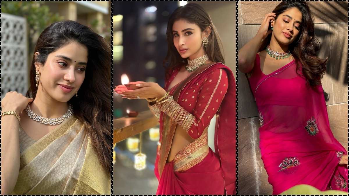 Mahashivratri 2024: Take Saree Inspiration From Janhvi Kapoor And Mouni Roy To Look Elegant