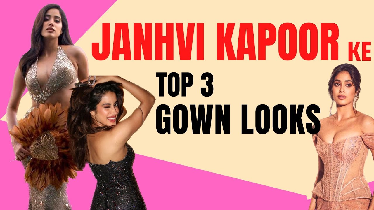 Jahnvi Kapoor Dazzles In Shimmer: Her Top 3 Mesmerising Gowns Revealed