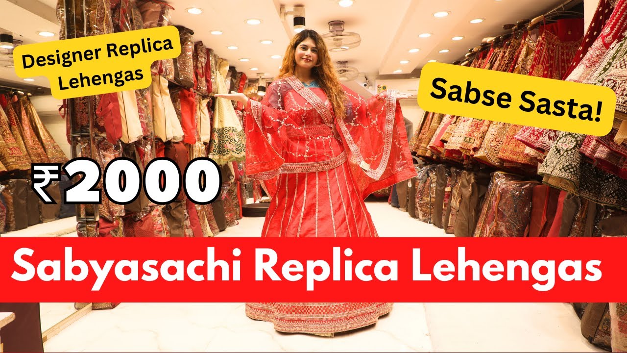 Chandni Chowk: From Sabyasachi Replica To Designer Pieces, Buy Lehengas Starting At Rs 2000