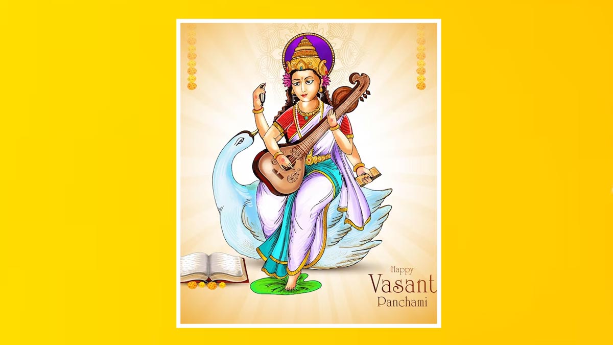 Vasant Panchami wishes: வசந்த பஞ்சமிக்கான சரஸ்வதி தேவி வாழ்த்து, மந்திரங்கள்